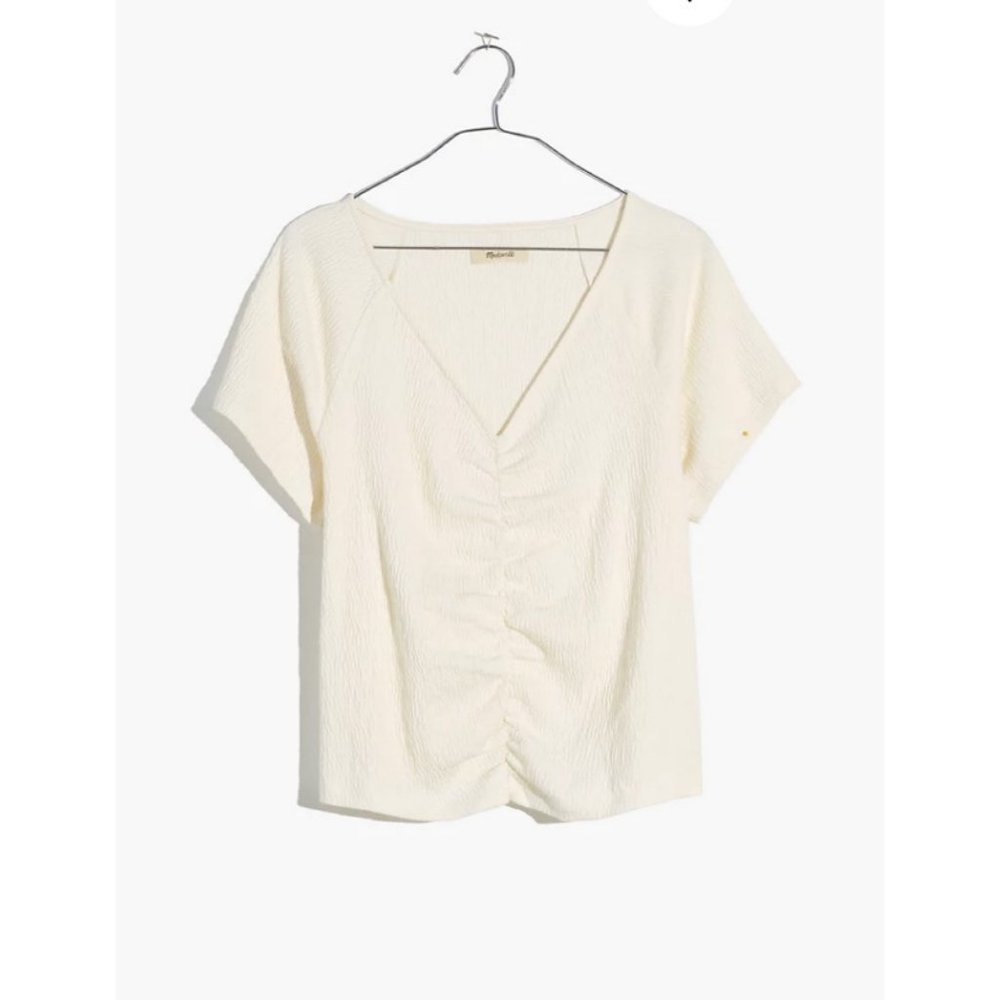 Madewell Cream Crop Top